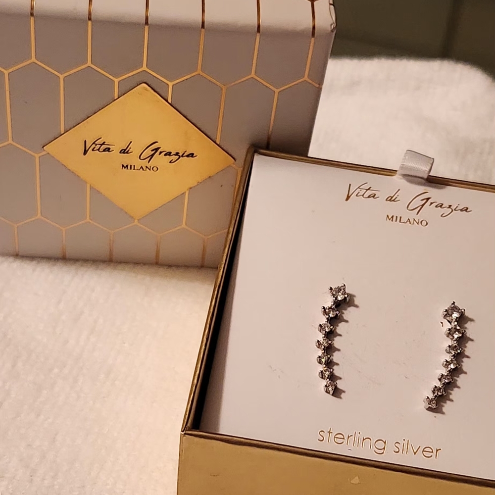 Sterling Silver Star Earrings